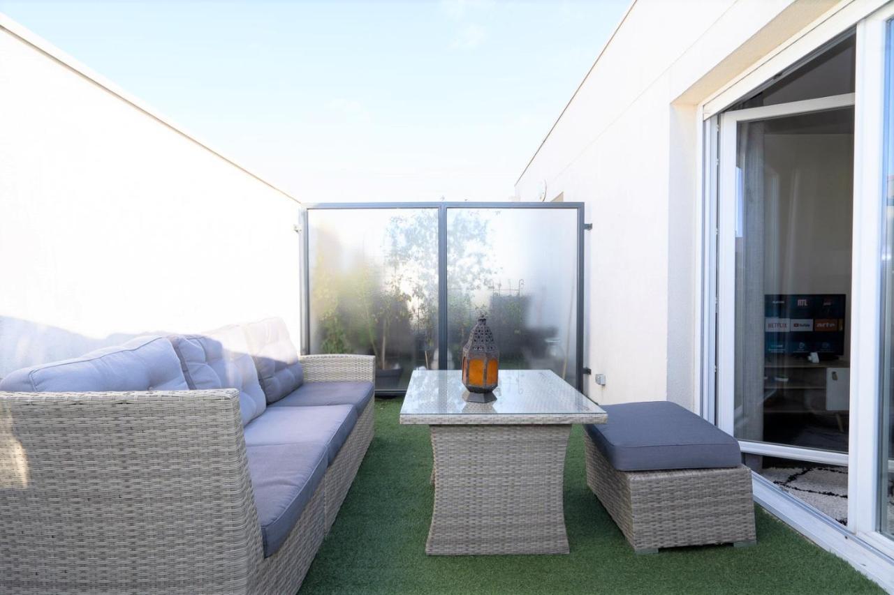 T3-Rare-2 Chambres-Parking Gratuit-2 Terrasses-Netflix-Proche Paris-La Defense Argenteuil Dış mekan fotoğraf